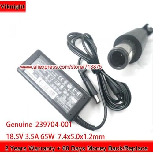 Genuine 65W Charger 18.5V 3.5A PPP009H AC Adapter for HP COMPAQ BUSINESS NOTEBOOK nc8430 nw8440 nw9440 nx8420 Power Supply