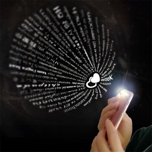 100 Language I Love You Projection Necklaces For Lovers Women Aesthetic Heart Flower Necklace Valentines Day Jewelry Gift 2020