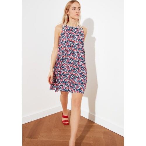 Trendyol Multicolour Pattern Dress TWOSS19BB0215