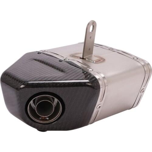 Slip On For Benelli 600 TNT600 BN600 Motorcycle System Exhaust Modified Front Middle Link Pipe Carbon Muffler DB Killer