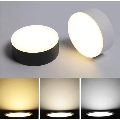 5W 7W 12W 18W Ultra Thin Surface Mounted Ceiling Downlight Epistar White/Black LED Recessed Ceiling lamp Spot light For Home