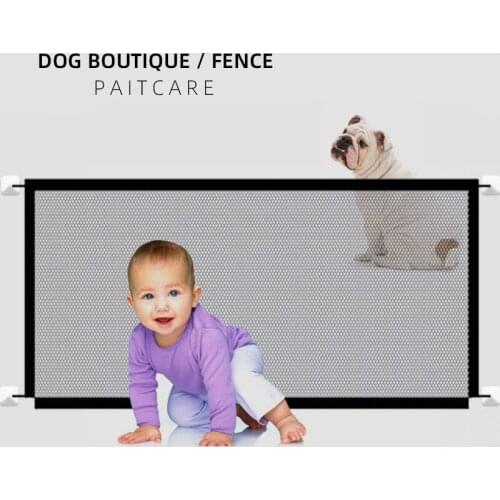Dog Gate Ingenious Mesh Dog Fence For Indoor and Outdoor Safe Pet Dog gate Safety Enclosure Pet supplies Dropshipping