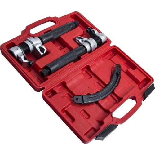 2x Universal Spring Tensioner Spring Compressor Tuning Lowering Load 1200kg for installing&removing spring on front rear axles