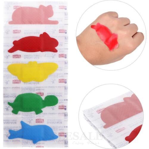 30Pcs/pack Cute Animal Cartoon Wound Adhesive Bandages Waterproof Medical Anti-Bacteria Band-Aids For Emergency Kits