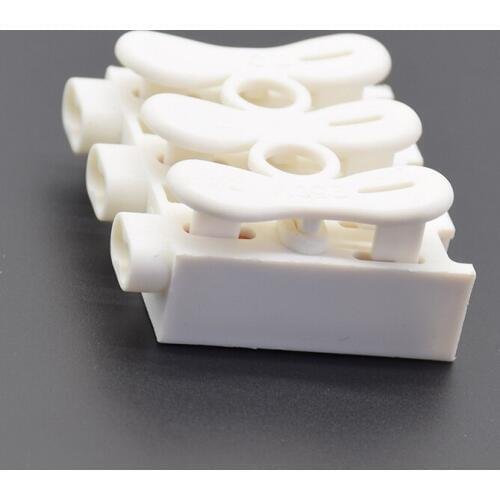 5pcs ZQ-3pin 6A Press Type self-locking terminal Electric Connection Quick Wiring Terminal for LED Lighting
