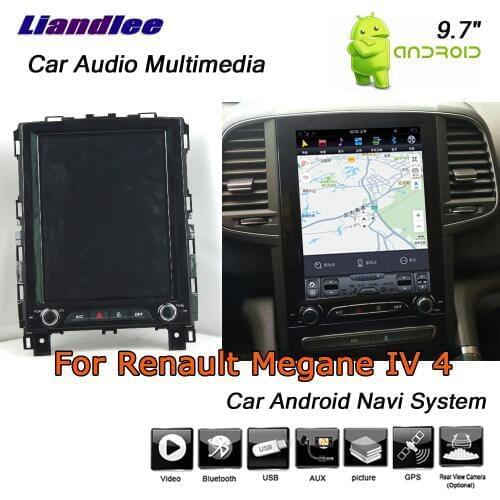 Car Android Multimedia For Renault Megane 4 IV 2016-2019 Stereo Video Wifi GPS Navigation System 9.7" Vertical Screen