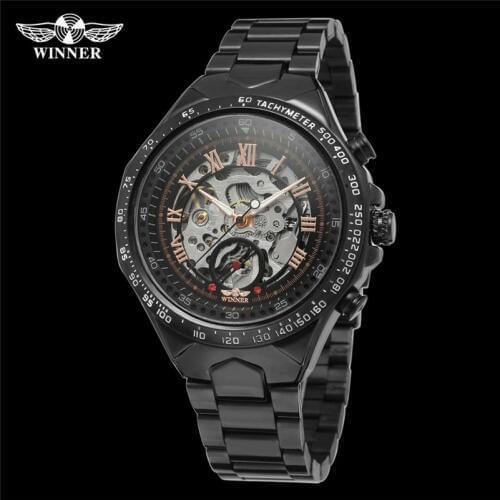 T-winner Luxury Top Brand Men Mechanical Wristwatches Self-Winding Automatic Mens Watches Reloj Hombre relogio masculino
