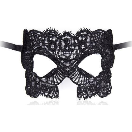Black Blindfolded Lace Three-dimensional Sexy Blindfold Stage Props Nightclub Performance Bar Blindfolded Sex Toys