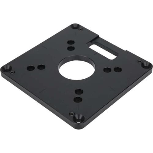 Router Table Insert Plate Aluminium Alloy CNC Trimmer Woodworking Engraving Accessory for DIY Craft Mold Fixed