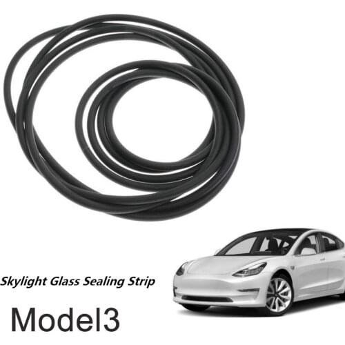 Windshield Car Accessories Roof Wind Guard Noise Lowering Reduction Seal Kit Skylight glass sealing strip for Tesla Model 3