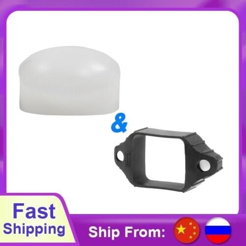 Selens Magnetic Silicon Light Diffuser Rubber Sphere Modular Flash Accessories for Canon Nikon Yongnuo on-Camera Speedlite