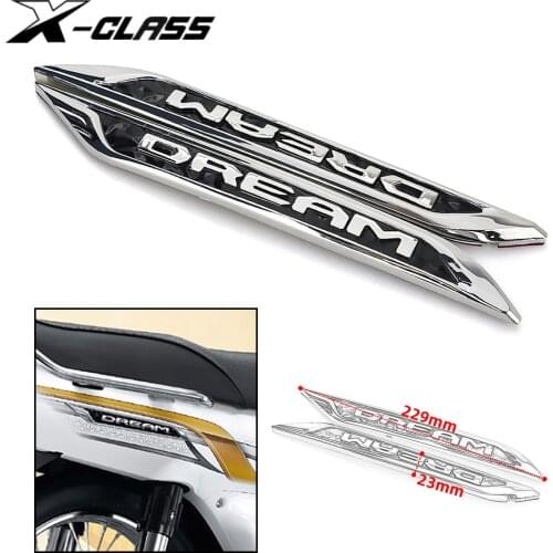 Motorcycle 3D Stickers Decorative Emblem Body Side Sticker Decal Plastic Accessories For HONDA DREAM 125