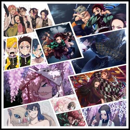 Anime Diamond Painting Kits Masked Teenager Japan Taisho Period Anime Bedroom Living Room Porch Corridor Decoration Poster