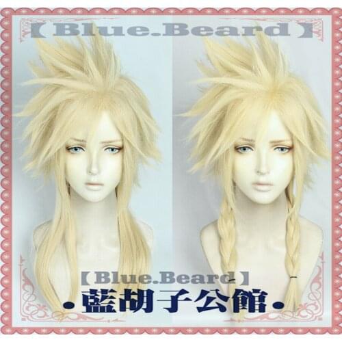 New Anime Final Fantasy VII Remake FF7 Cloud Strife Women Ver.Cosplay Hair Wig Sa LHZ
