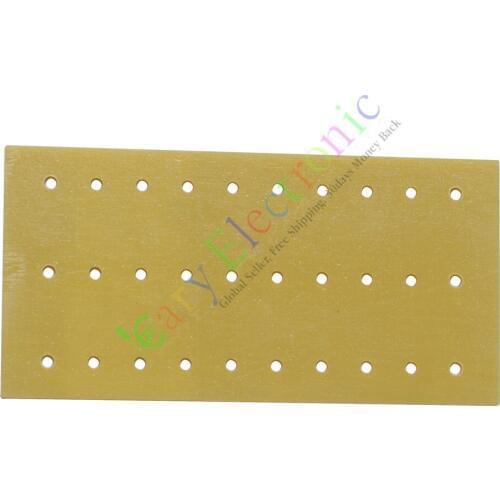 Wholesale and retail 50pc PCB Fiberglass Turret Terminal Strip 30pin Holes Tag Board audio amps DIY free shipping