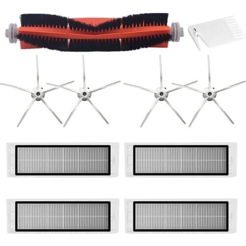 Main Brush Black Side Brush HEPA Filter for Xiaomi Roborock S6 S5 MAX S60 S5 S50 S55 E25 E35 Vacuum Parts Accessories