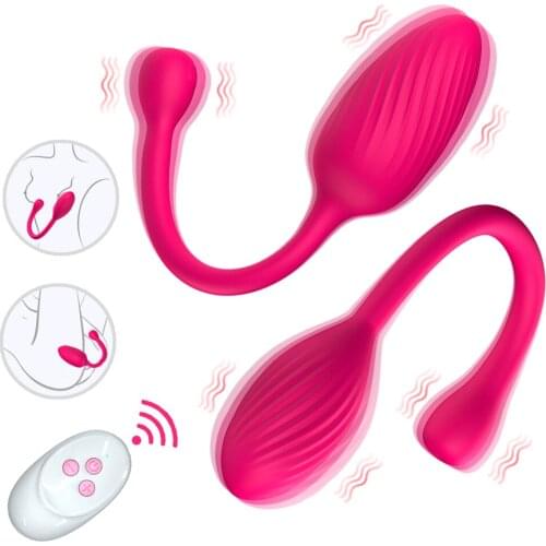 Wearable Jump Egg Vibrator Vibrating Egg Shrink ball Wireless Remote Anal Clitoris Stimulation Sex Toys for Women Products