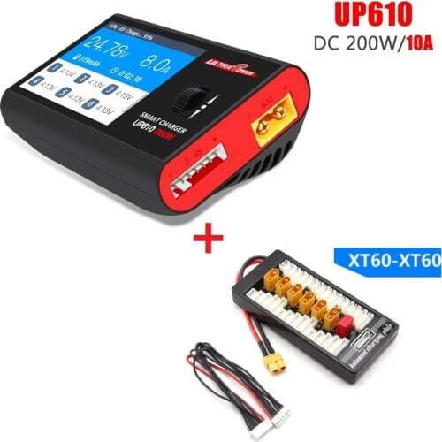 UP610 200W Portable Smart Charger for RC Drone Quadcopter Car 1-6S Lipo Battery 1-16S NI-MH NI-CD Battery RC Charger