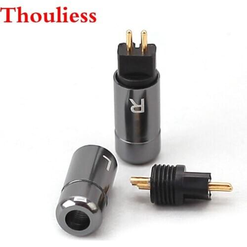 Thouliess HiFi 0.78mm Earphone Plug Connector DIY Upgrade Headphone Jack for W4r UM3x 1964 Heir 10.A IEM8.0 IEM10.0