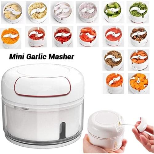 Mini Garlic Crusher Manual Garlic Chopper Tool Home Chili Garlic Press Masher Fruit Vegetable Peeler Presses Kitchen Accessories