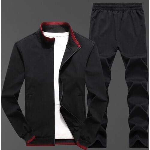 Sports Fashion Casual Wear Mens Track and Field Three-piece Jacket + Underwear + Pants Fitness Running Spring and Autumn Brand