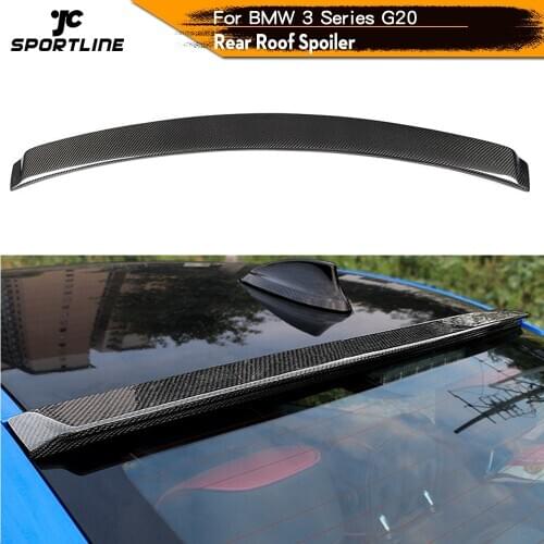 Carbon Fiber Rear Roof Spoiler for BMW 3 Series G20 G21 G28 2019 2020 Rear Wing Window Spoiler Boot Lid