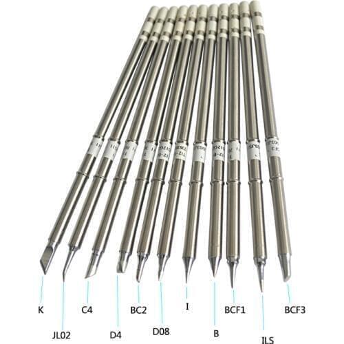Gudhep T12 Welding Tips Repalcement Soldering Iron Tips for FX951 FX952 FX950 STC T12 Soldering Station