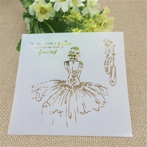 1 Sheet Layering Stencils for DIY Scrapbooking/photo album Decorative Embossing DIY Paper Cards Crafts