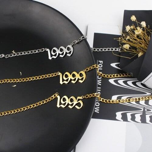 Stainless Steel Vintage Bracelet 1980-2020 Bracelet or Bracelet Baby Bracelet Grandma Bracelet Family Bracelet Girl Bracelet