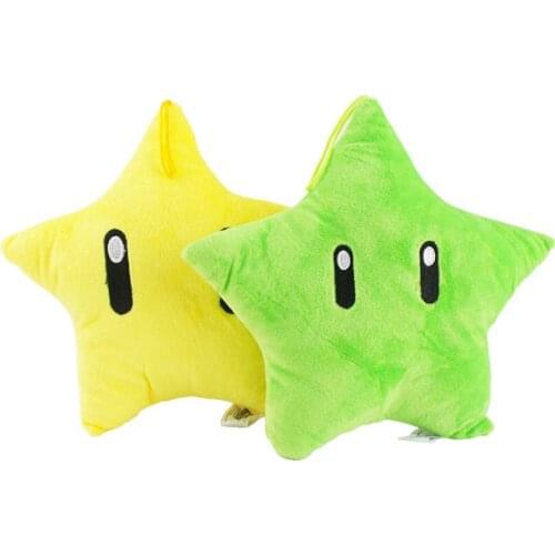 10/Lot Yellow Green Star 20CM Soft Gifts Plush Doll Stuffed Toys