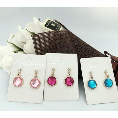 2019 New Hot Selling Simple 10 Colors Round Small Fresh Girl Earrings Fashion Personality High Quality Vintage Earrings