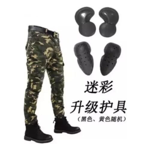 2021 New Hot Sale Nostalgic Motorcycle Racing Jeans Camouflage Protective Equipment C