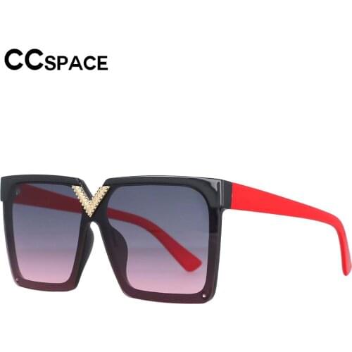 53349 Big Size Square Ladies Sunglasses Brand Design Decorative Men Womens Shades UV400