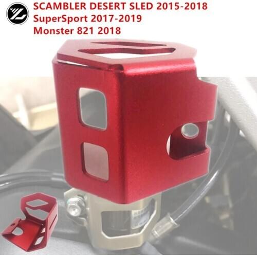 For Ducati SCAMBLER DESERT SLED 2015-2018 SuperSport 939 2017-2019 Monster 821 2018 Reservoir Guard Protector Oil Cup Cover