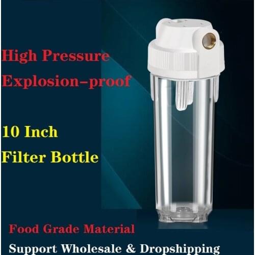 10 Inch 1/2'' Copper Interface Reverse Osmosis Filter Bottle Pre-filter Cartridge Pure Water Purification Machine Accessory