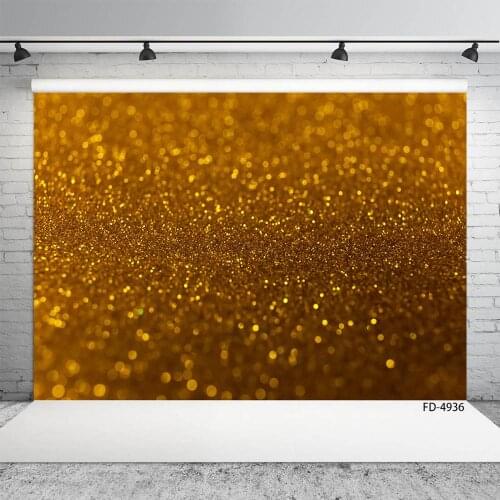 Photographic Backdrops Golden Sand Glitter Bokeh Custom Background for Children Birthday Party Baby Shower Photobooth Fond Photo