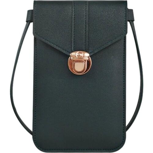 Geestock Womens Shoulder Bags Touch Screen CellPhone Purse Handbags Crossbody Bags RFID Smartphone Wallet Card Pocket