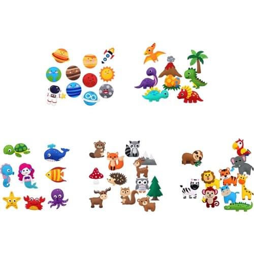 Craft Kit Kids DIY Crafting and Sewing Set Animal Felt for Girls and Boys Educational Beginners Sewing Set