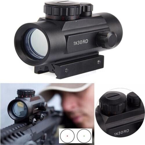 Luneta Para Rifle Scopes Telescopic Sight Red Green Dot 11mm / 20mm Pistol Holographic Optic Sights For Airsoft Air Guns