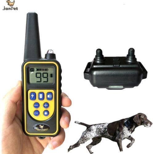 JANPET Large Dog Remote Training Collar Waterproof Dog Electronic Shocking Collars Range up to 800 Yards