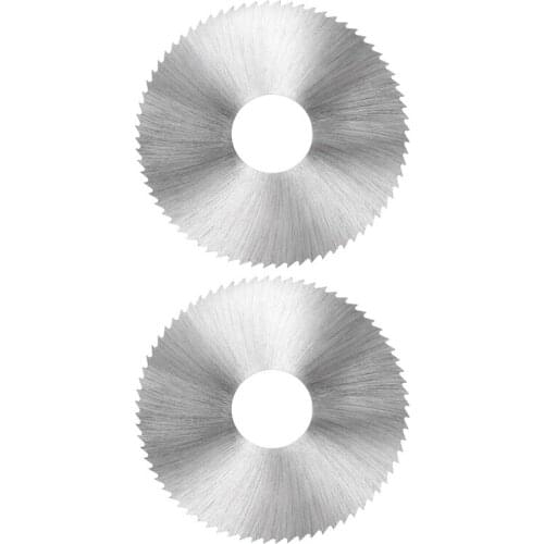 HSS Saw Blade, 75mm 72Tooth Circular Cutting Wheel 1.7 1.8 1.9 2.0 2.5 3.0 3.5 4 4.5 5mm Thick w 22mm Arbor - Pack of 2