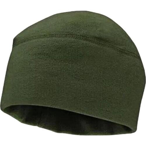 Men Women Unisex Winter Solid Color Soft Warm Watch Cap Polar Fleece Thickened Military Army Beanie Hat Windproof Outdoor