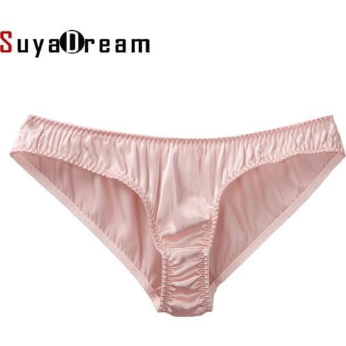 Women G string 92% Natural silk 8%Spanded Sexy Low Waist Panties for Women T shape Underwear 2019 New