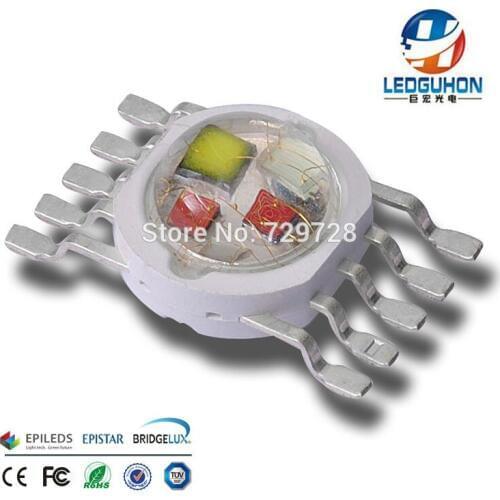 5 in 1 with 10watts RGBWY led diodes