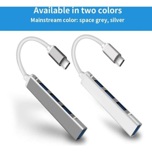 USB C HUB 3.0 Type C 3.1 4 Port Multi Splitter Adapter OTG For Macbook Pro Portable PC Computer Laptop Accessories