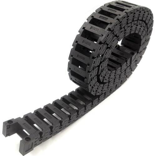 S13x18mm 1 Meter High-Speed Mute Plastic Drag Chain Transmission Wire Carrier Cable Open On Both Sides Type Free Shipping