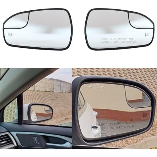Auto Left Right Side Heated Wing Rear Mirror Glass for Ford Fusion 2013 2014 2015 2016 2017 2018 2019 2020 for USA Version