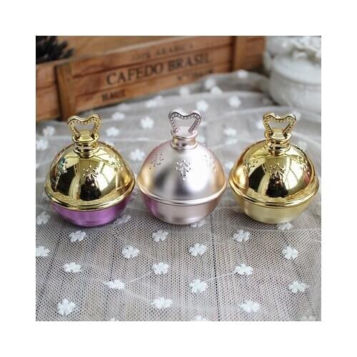 5g 10g Empty Cream Jars Crown Palace Gold Jar Box Foundation Base BB CC Cream Maquiagem Face Power Cosmetic Containers 10pcs/lot