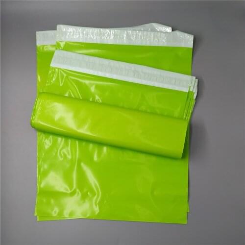42x52cm 100pcs green White Courier Bags Self-Seal Adhesive Jewelry Small Item Packaging Poly Envelope Mailer Postal Mailing Bags