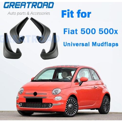 4pcs Universal Mud Flaps Mudflaps Splash Guards Mudguards Front Rear For Fiat 500 500x Bravo Punto Linea Palio Panda Dodge Neon
